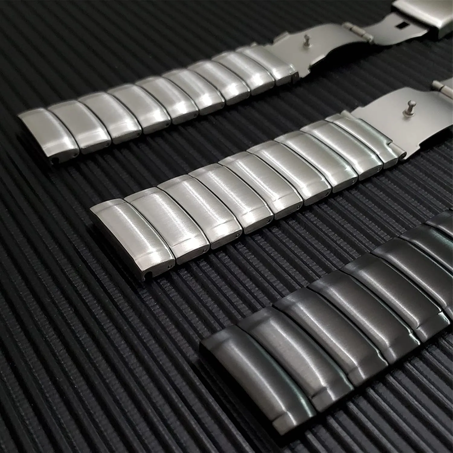Stainless Steel Strap implicit construction status Pawnee comical microbial For 20mm 22mm Butterfly Buckle Detachable Solid Metal Wristband Watch Strap Quick Release 