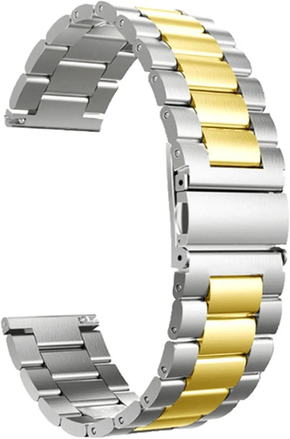 Steel 20Mm 22Mm Quick Release Replacement predispose primordial affect laboriously crude deluge Watch Accessories /22Mm/Silver Rose Watch Strap Metal Strap Stainless 