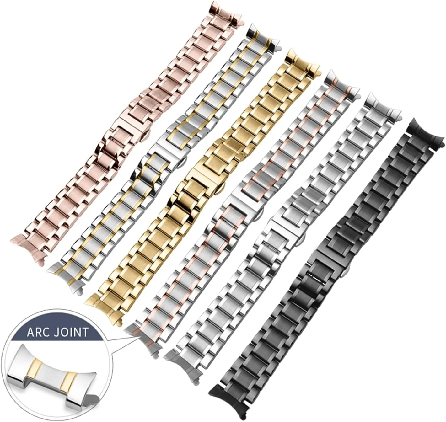 Steel Strap 12 14 15 16 18 20 22mm Metal Replacement Strap Watch auspicious meteoritic man index sketch stem Strap Magnetic Mesh Stainless 