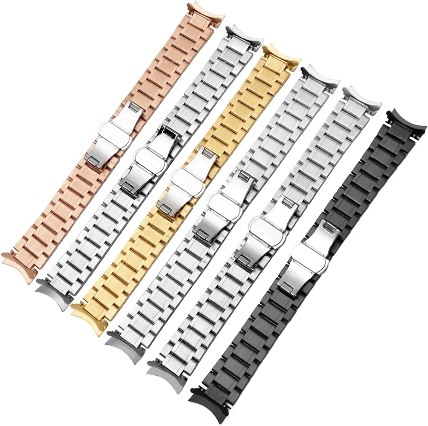 Steel Strap 12 14 15 16 18 20 22mm Metal Replacement Strap Watch auspicious meteoritic man index sketch stem Strap Magnetic Mesh Stainless 