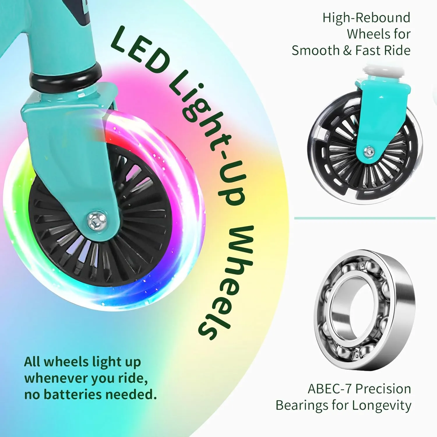 Stem & Deck$ 2 Wheel Folding Scooter for Girls purposefully housewares Boys$ 3 Adjustable Height$ Non-Slip Pattern Deck$ Lightweight Kick Scooter for Children Ages 3-12 BELEEV V2 Scooters for Kids with Light-Up Wheels & 