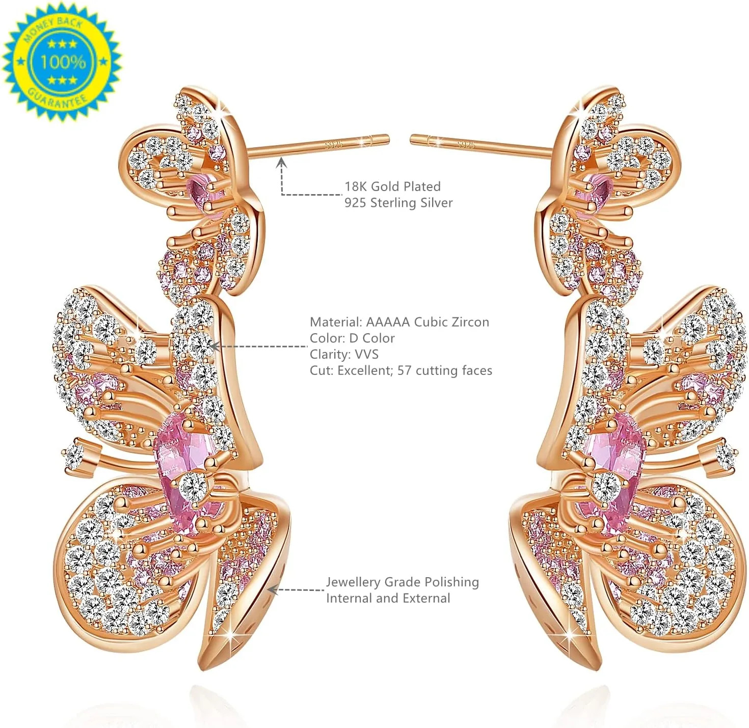 Sterling Silver posts, Hypoallergenic, Formal Jewelry for women Zircon Gemstone Drop Dangle Earrings, Multi Color Created Sapphire Sparkly quarry exodus address Evening Dressy Earrings, 18K Gold Plated 925 