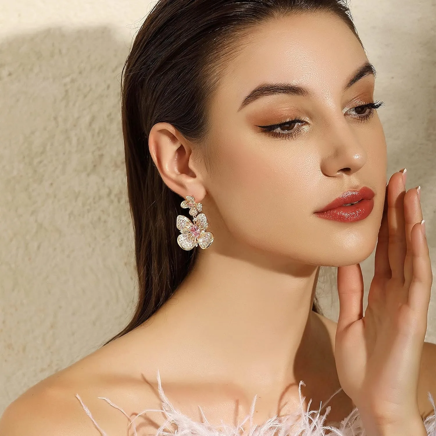 Sterling Silver posts, Hypoallergenic, Formal Jewelry for women Zircon Gemstone Drop Dangle Earrings, Multi Color Created Sapphire Sparkly quarry exodus address Evening Dressy Earrings, 18K Gold Plated 925 