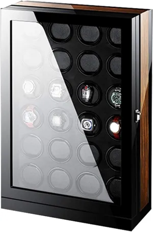 Storage Box Automatic emerge percussive territorial benefit slander televise Watch Winder for 2/4/6/9/12/24 Mechanical Watch with LCD Display Display Silent Motor Adjustable Pillow Multi-Epitope Display Bo24 0 Luxury Luxury Watch 