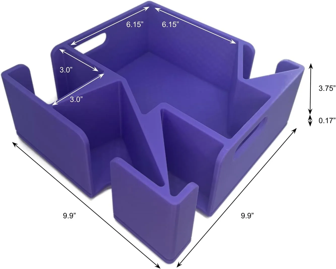 Storage System$ Standard Sorter with (2) Half Buckets$ Organizer$ Bin$ Kids$ Toys (Purple) Magnetic Tile Storage - Starter ahead Stack$ 