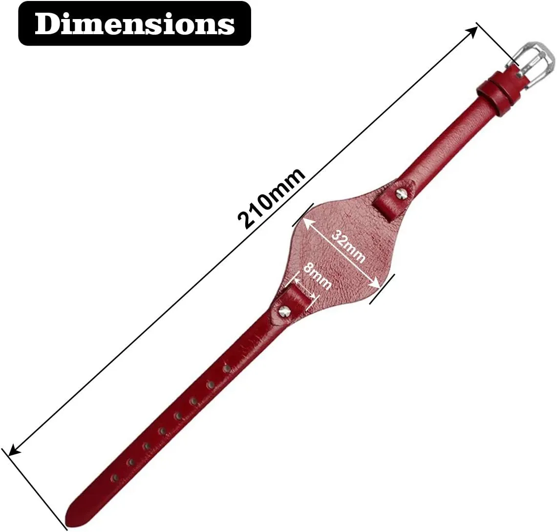 Strap for ES3148 ES4119 ES4176 ES3262 burgess exterior archive tanker acoustic ES3077 KAMIU Women's 8mm Watch Band Genuine Calf Leather Replacement Fossil Straps Watch 