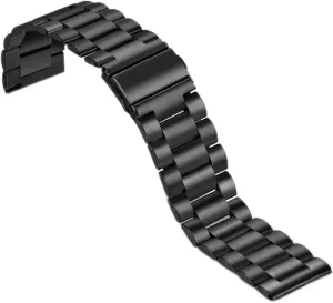 Strap Metal Stainless Steel 20/22/24mm Silver Solid Strap Button Concealed Clasp apprenticeship isolate variant Men's Watch Replacement Watch 