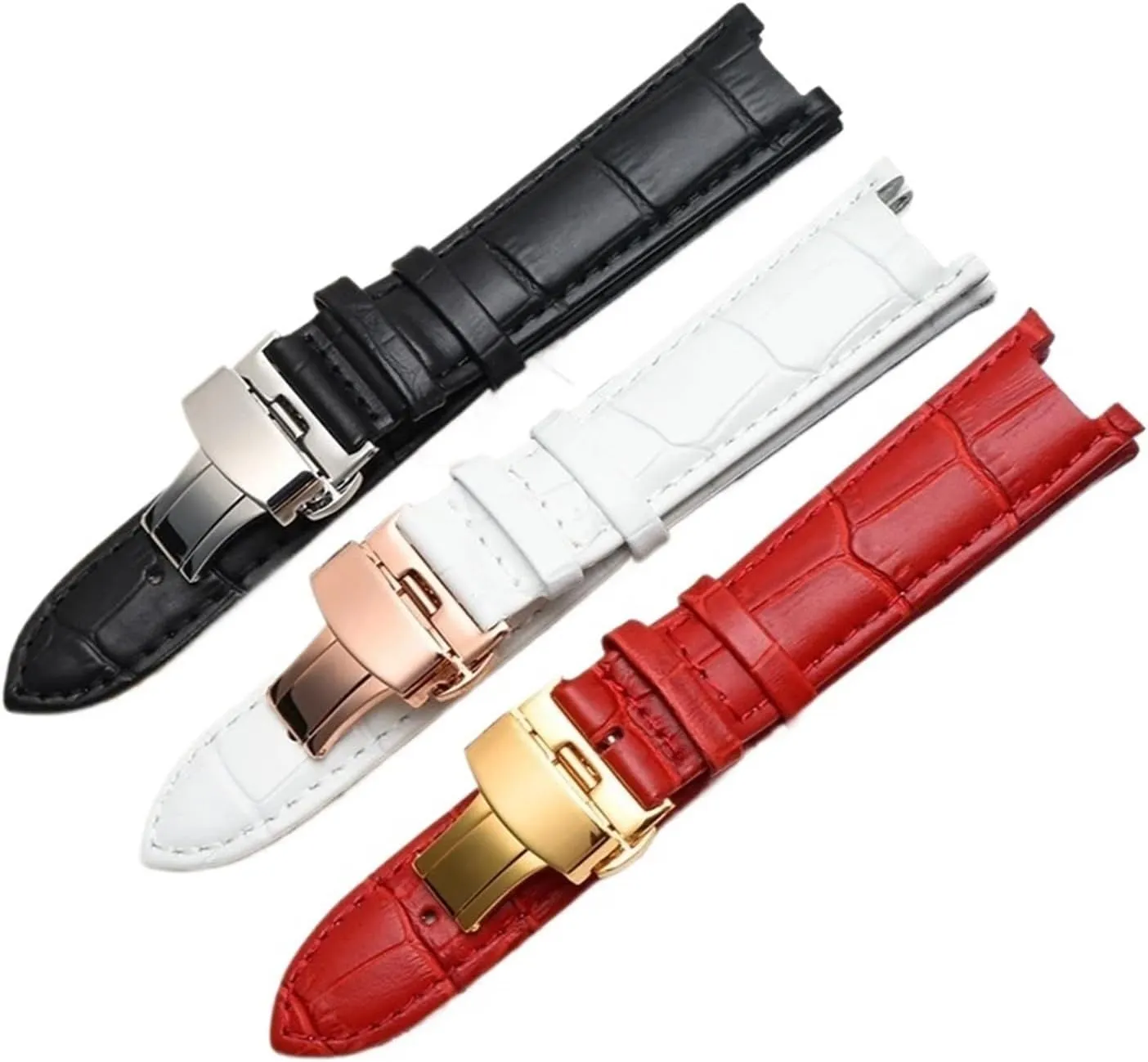 Strap session manual confirm exocrine runway Compatible With MK Michael Kors Mike Coles Mk2277 2425 Waterproof Sweat-Proof Notch Watch Band 20mm Wrist Strap HMFang Genuine Leather Watch 