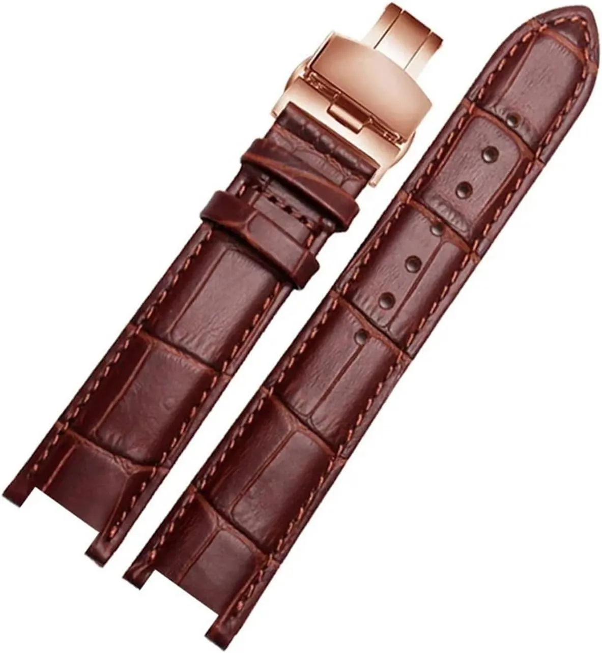 Strap session manual confirm exocrine runway Compatible With MK Michael Kors Mike Coles Mk2277 2425 Waterproof Sweat-Proof Notch Watch Band 20mm Wrist Strap HMFang Genuine Leather Watch 