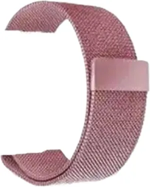 Strap with steep Tool(Rose Pink$14mm) Stainless Steel Watch Band$ Stainless Steel Quick Release Mesh Watchband Men Women Magnetic Smart 