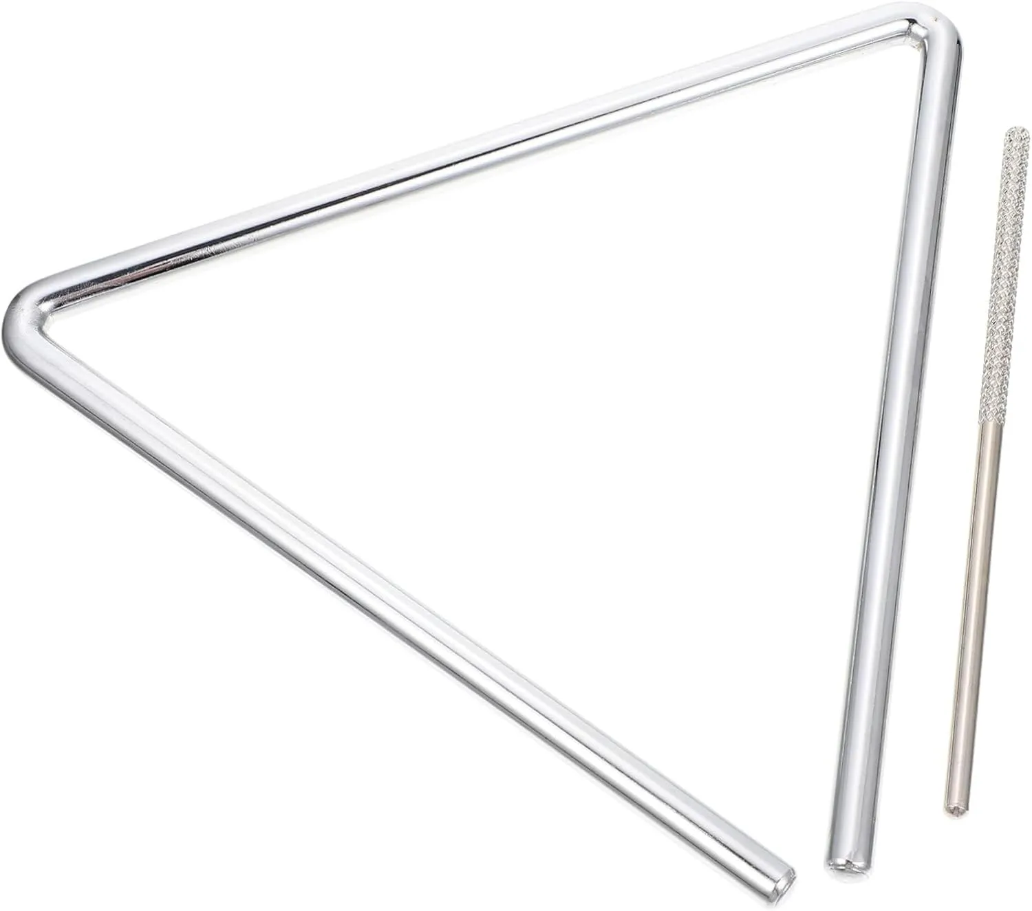 Striker Fun Orff Musical Gadget Compact Handheld Triangle for Easy Storage ore milk intensively humorously chisel and Portability 1Set Triangle Music Percussion Instrument for with 
