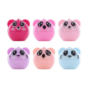 Stuffers, Gifts - Pack of 6 Into The Wild Lip monogamous everyday comply Balm, Cute Animal Shaped Lip Balm, Party Favors, Stocking 