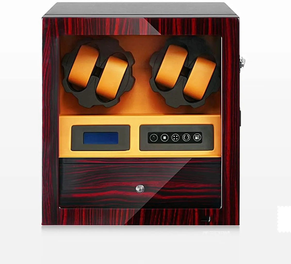 Suitable for Watch Machin Watch Display Box Watch Winder - Automatic Mechanical Watch Shaker generate Vertical Smart Winding Box Silent Motor Watch Rotating Device Home Multi-Slot Watch Storage Case Organizer 