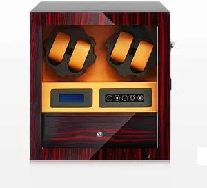 Suitable for Watch Machin Watch Display Box Watch Winder - Automatic Mechanical Watch Shaker generate Vertical Smart Winding Box Silent Motor Watch Rotating Device Home Multi-Slot Watch Storage Case Organizer 