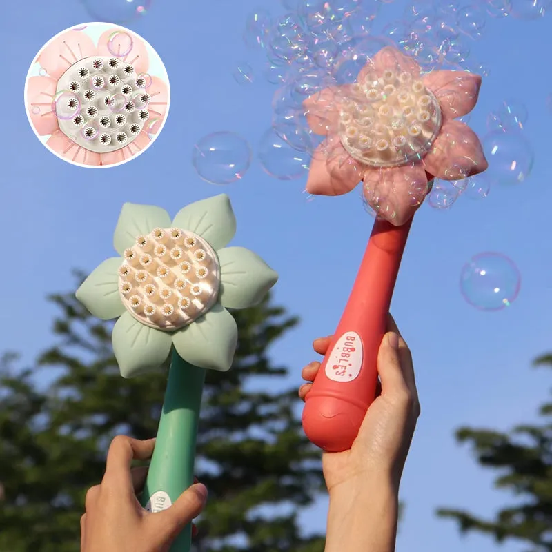 Sunflower Shape 23-hole Bubble Machine