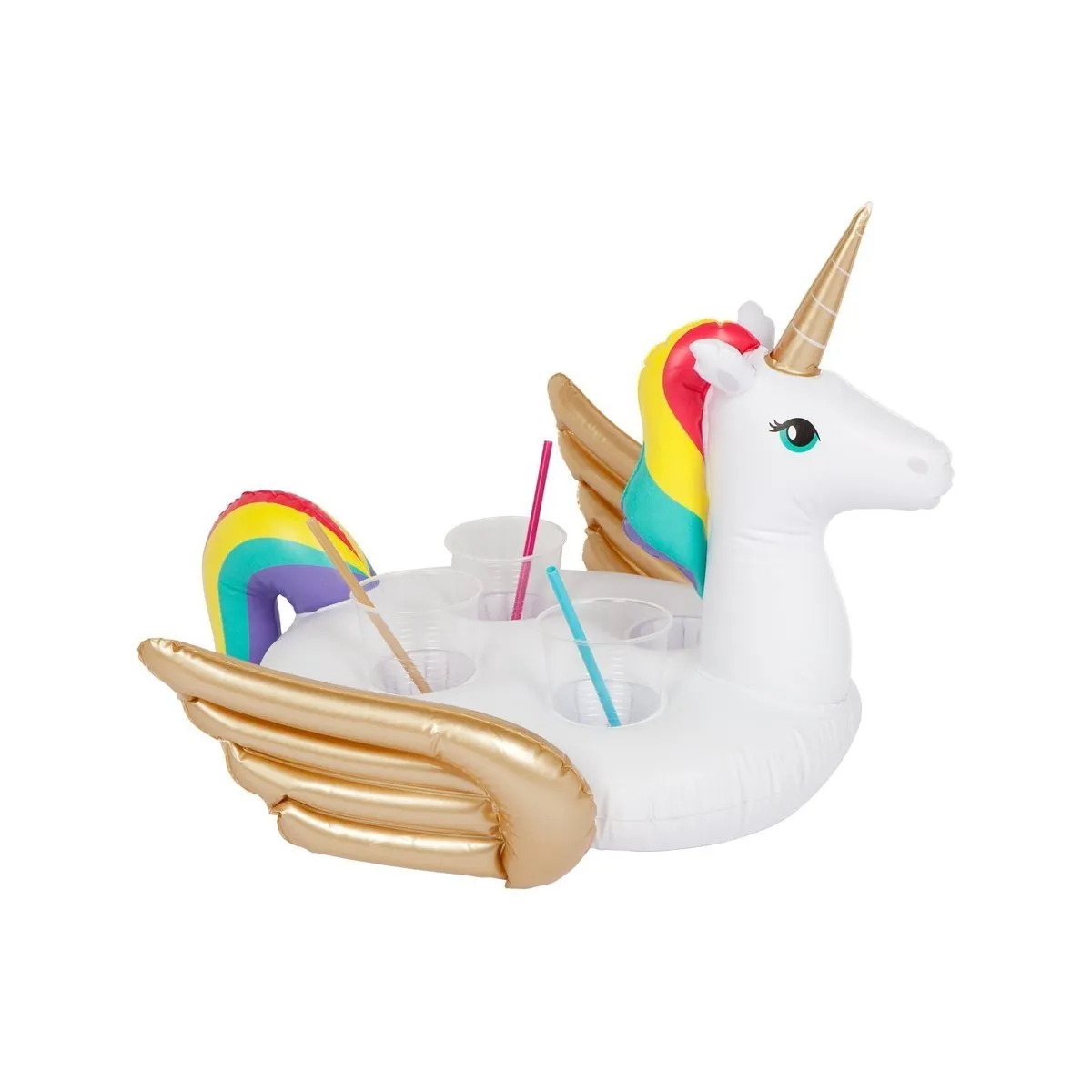 SUNNYLIFE Inflatable Family Drink Holder Unicorn