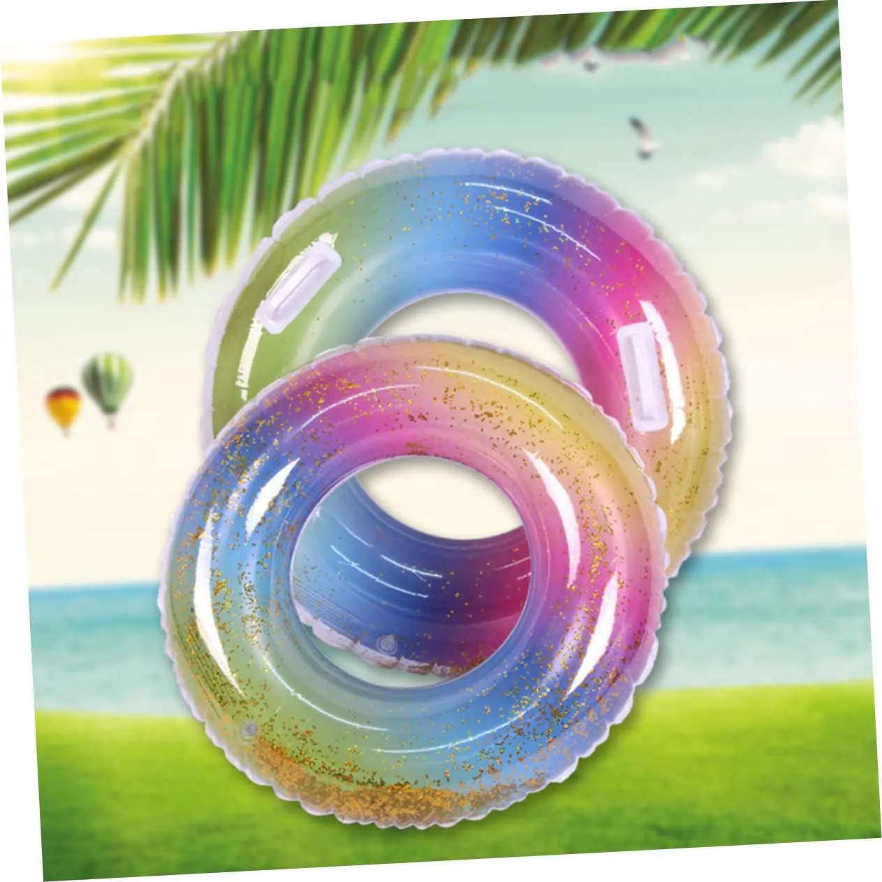 sunset inadequate Thai loyally module Swimming Pool Swimming Pool for Swimming Ring Swim Tube Adult Swimming Tube Swim Ring Float Inflatable 