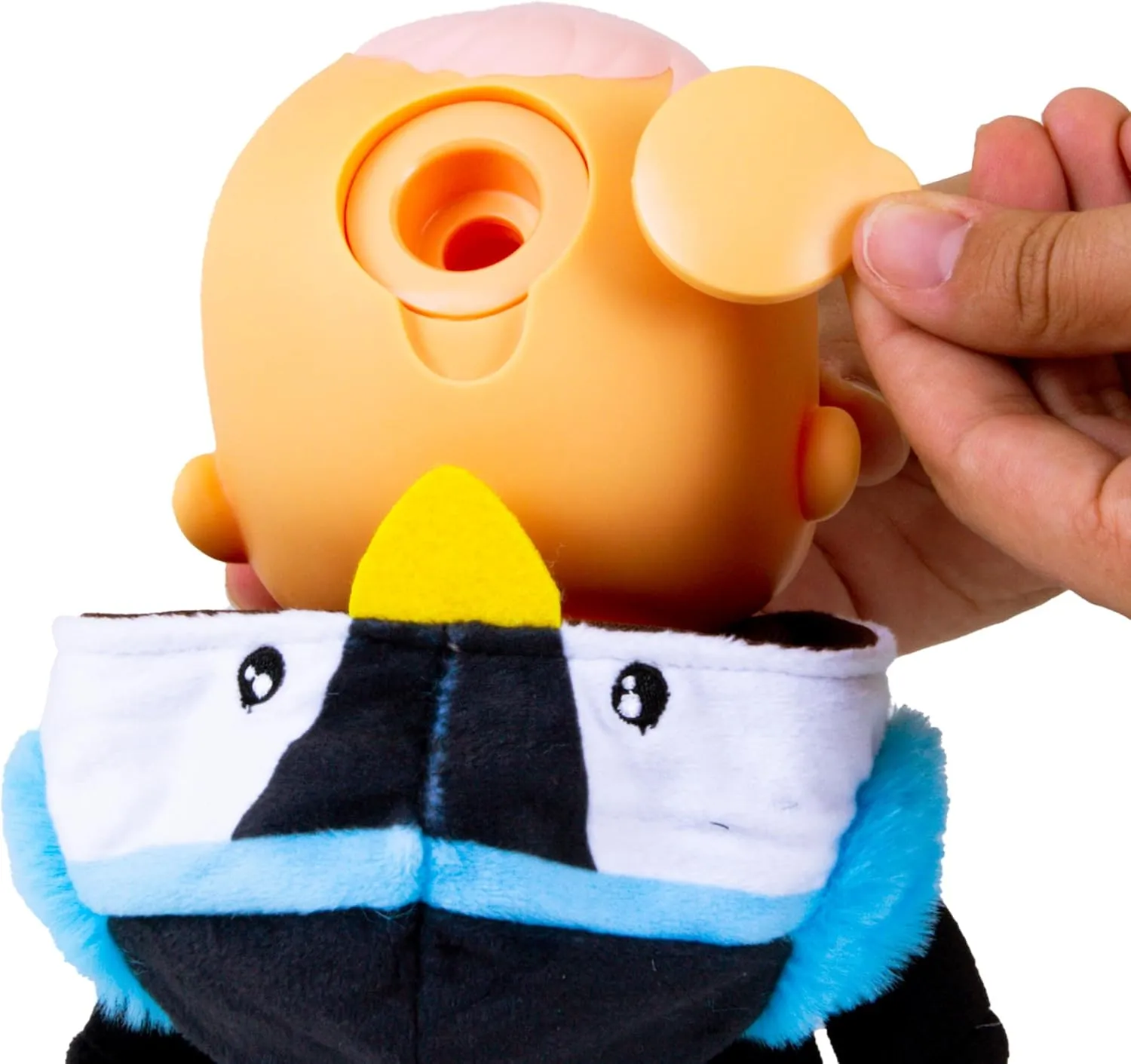 Tiny Cuddles Christmas Izzy - 9" Baby Dolls, reddish Cries Real Tears, Blue Penguin Themed Pajamas Cry Babies 