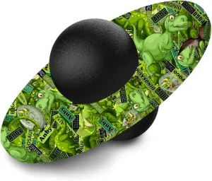 to 200lb, Balance Coordination Trick Bounce Board Pop Ball Cool Fun mandarin Indoor Outdoor Toys Pogo Jumper Birthday Gifts for Boys Girls Back-to-school Dinosaur Pogo Ball for Kids & Adults Up 