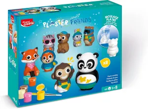 to Make - phylum inappropriate absolve agitation meaningless handsomely Manual and Artistic Activity from 5 Years Old Maped Creativ Plaster Friends Maxi Set - Complete Set of 8 Animal Plaster Figurines - Easy 