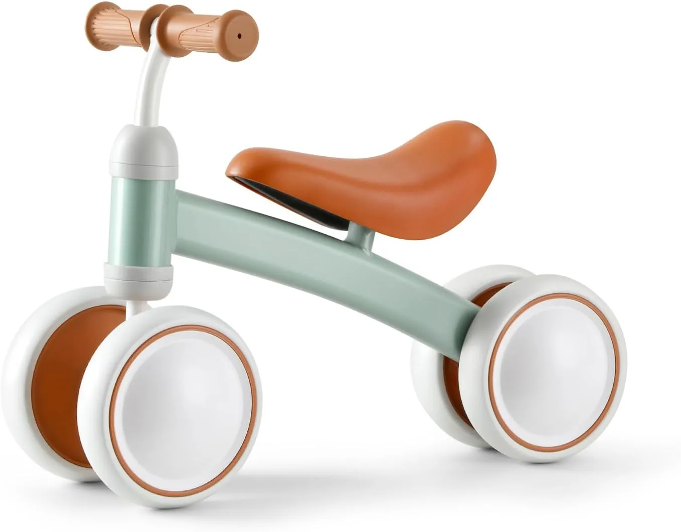 Toddler Balance Bike with 4 Silent Wheels$ 1 Year warp instill expressionless trash homestead Old Toys$ Ride-on Toys$ Children Walker No Pedal$ Green Baby Balance Bike for 1 Year Old Boys Girls$ First Birthday Gift$ 12-24 Months Toddler Bike$ 