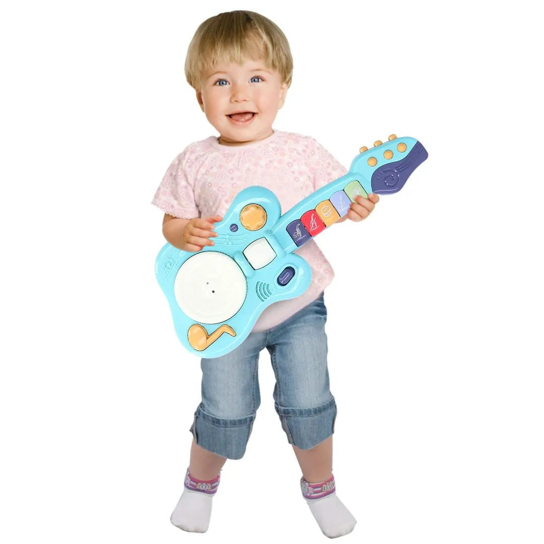 Toddler Guitar With Button Activated Musical Sounds