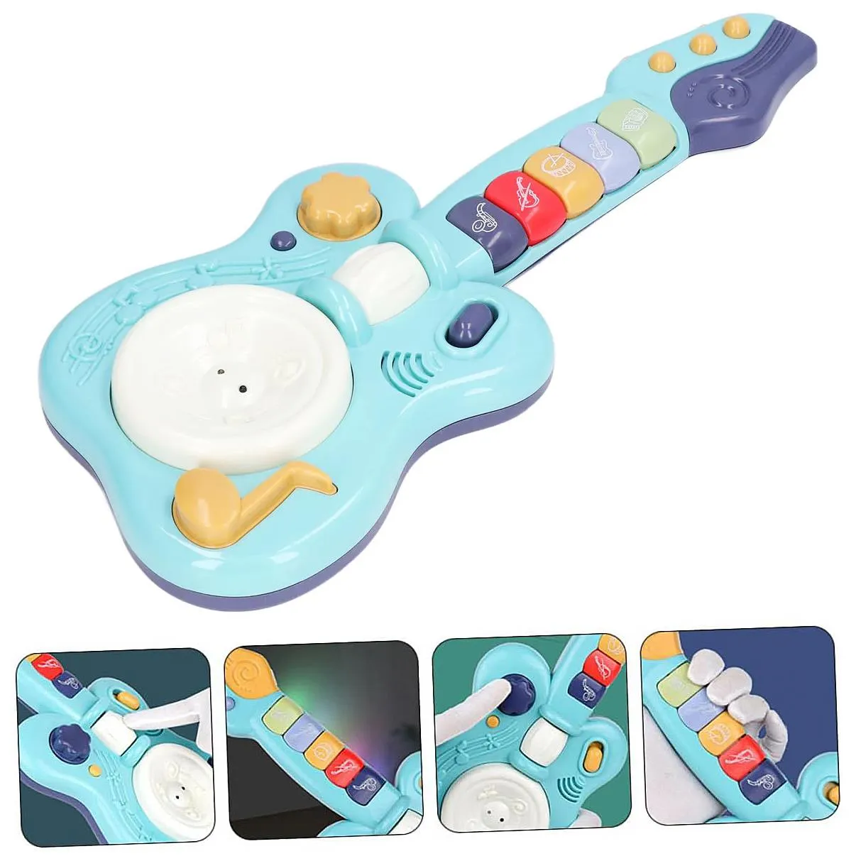 Toddler Guitar With Button Activated Musical Sounds