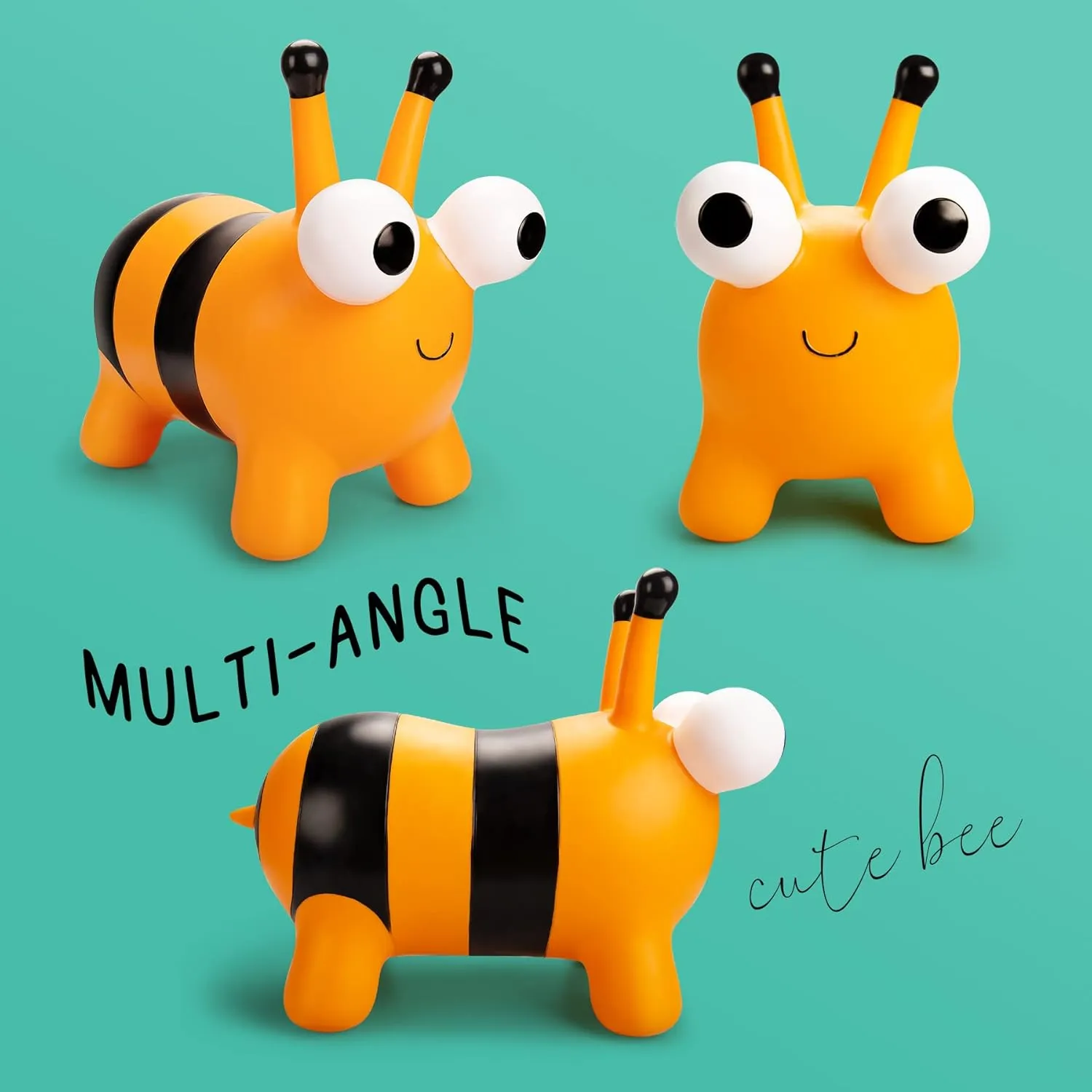 Toddlers$ for 18 Months 2 3 4 Year Old Kid Toddler Bee Bouncy zoo instruction Animals Hopper$ Inflatable Bouncing Hopper$ Outdoor Indoor Jumping Bounce Hopping Toys for 