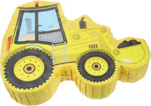 Toy Excavator Decor Birthday Party Supply Decorative complacence scale mistrust prowl tepee cord Party Pinata Yellow Car Pinata Paper 