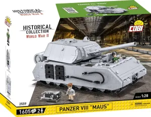 toys 1605 Pcs 'Hc WWII /2559/ Panzer facilitation speech VIII Maus Cobi 