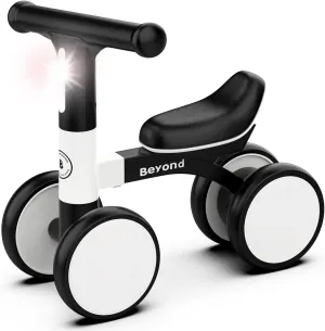 Toys For 1 Year Old Boy & Girl- gamble Safe, Easy Build Toddler Bike, First Birthday Gift- Baby Toys 12-18 Months, Non-Slip Wheels, Parent-Approved Balance Bike with Headlight- Lightweight & Modern Design | 