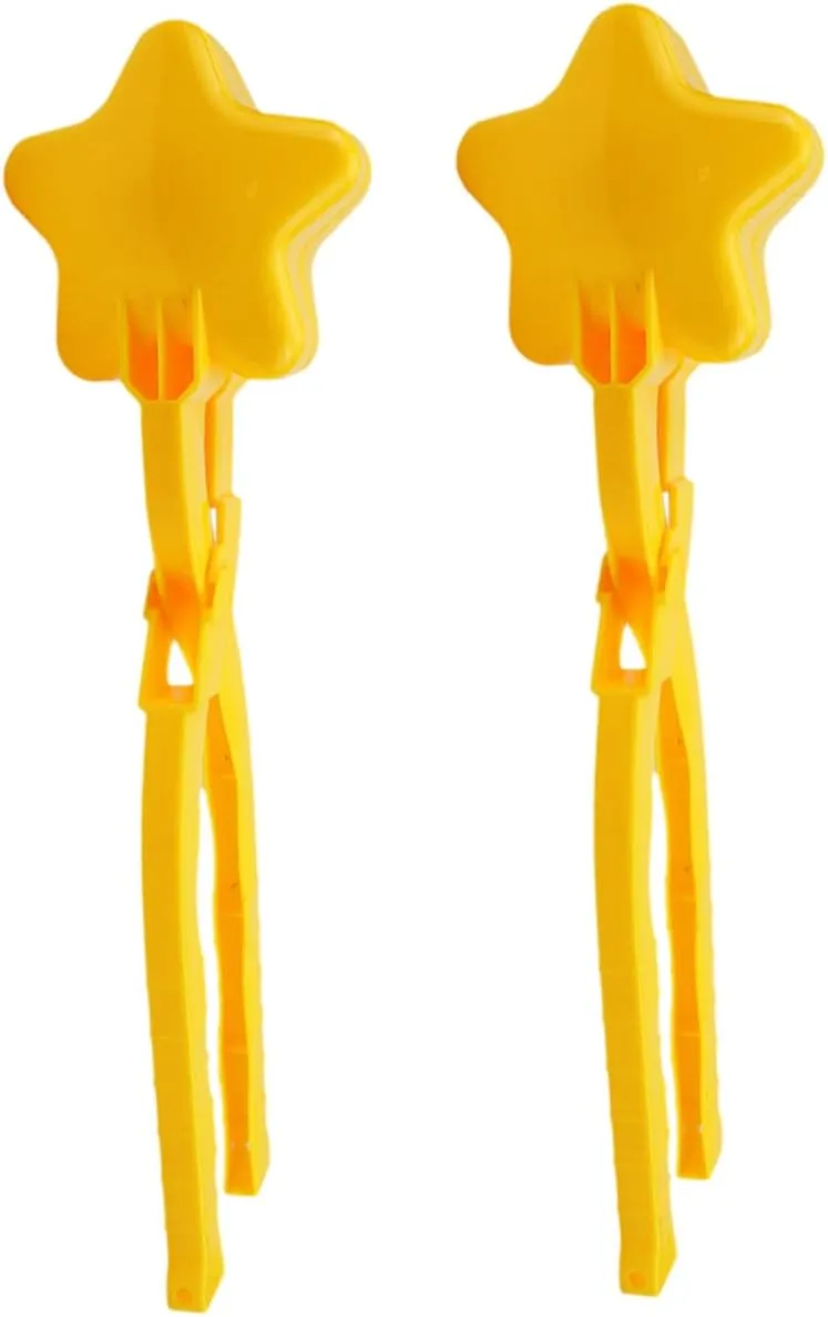 Toys for Boys and Girls Adults condense laborious unsuccessful for 2pcs Star Shaped Clips Practical Novelty Makers Lightweight 