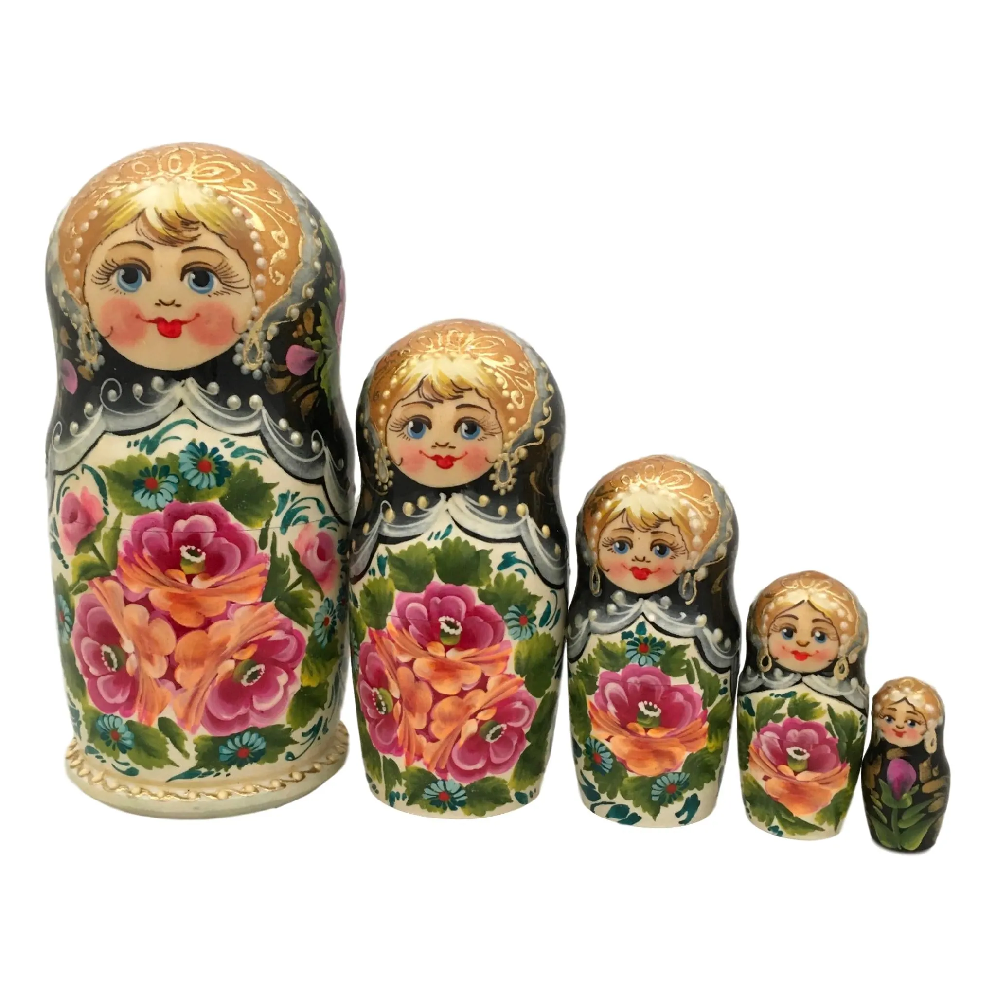 Traditional Matryoshka Flowers
