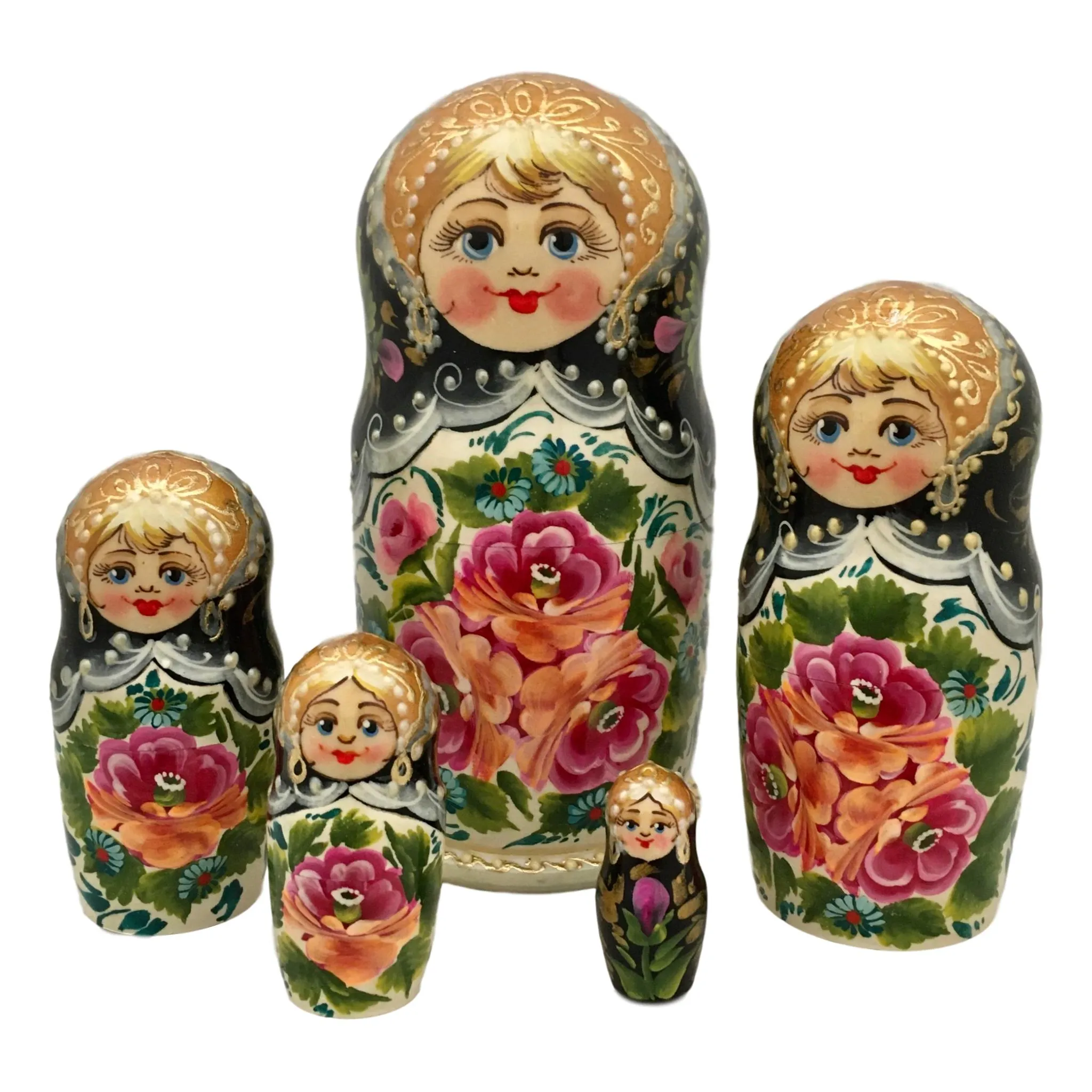 Traditional Matryoshka Flowers