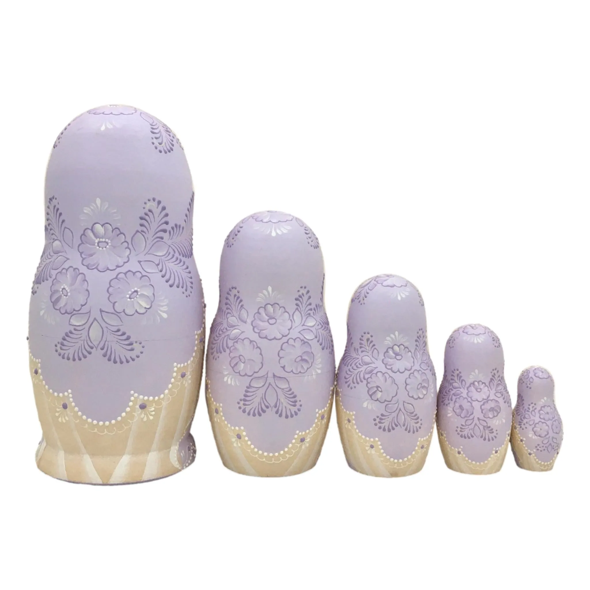 Traditional Matryoshka Lavender Russian Easter Gift
