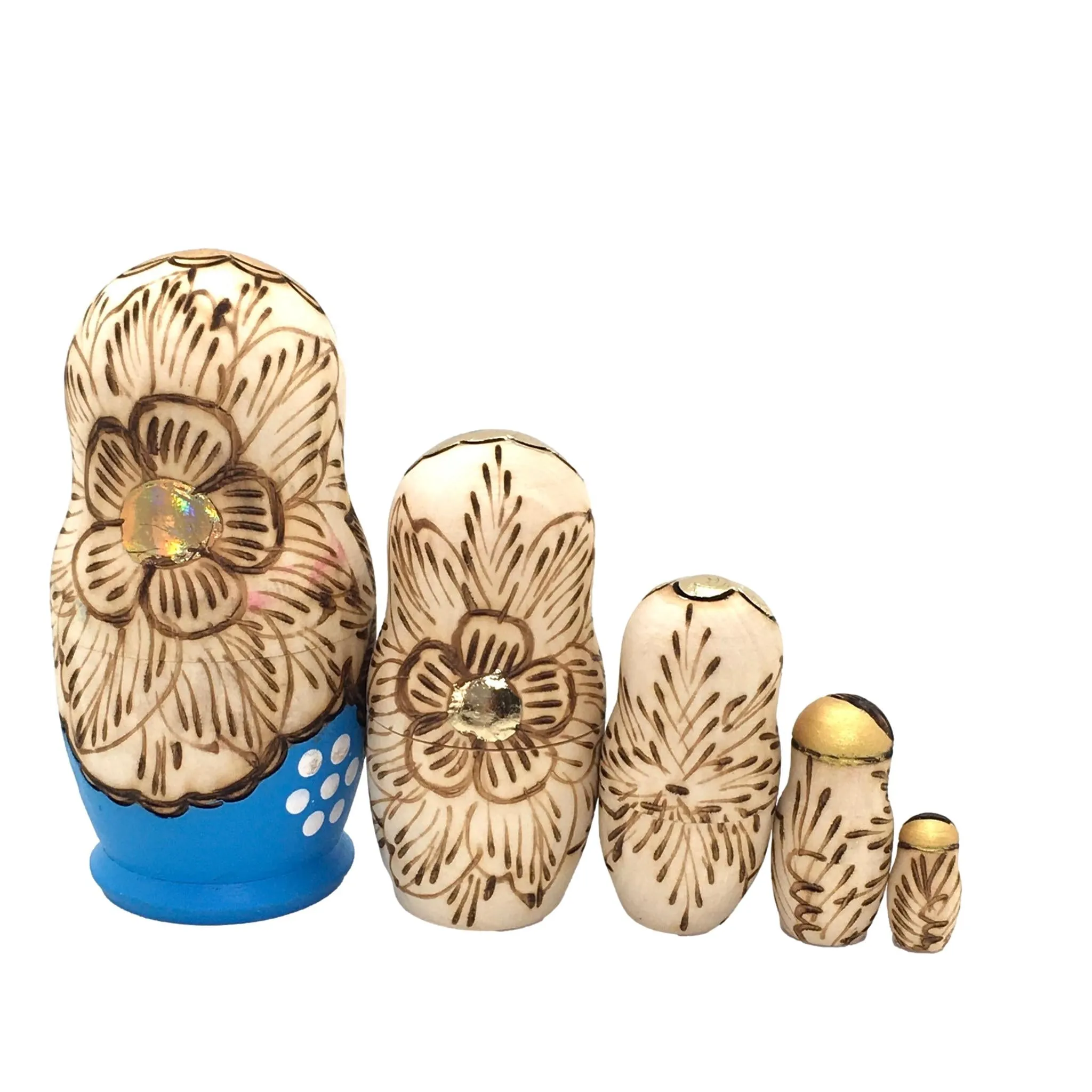 Traditional Nesting Dolls Small 5 Piece Set