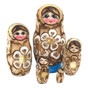 Traditional Nesting Dolls Small 5 Piece Set