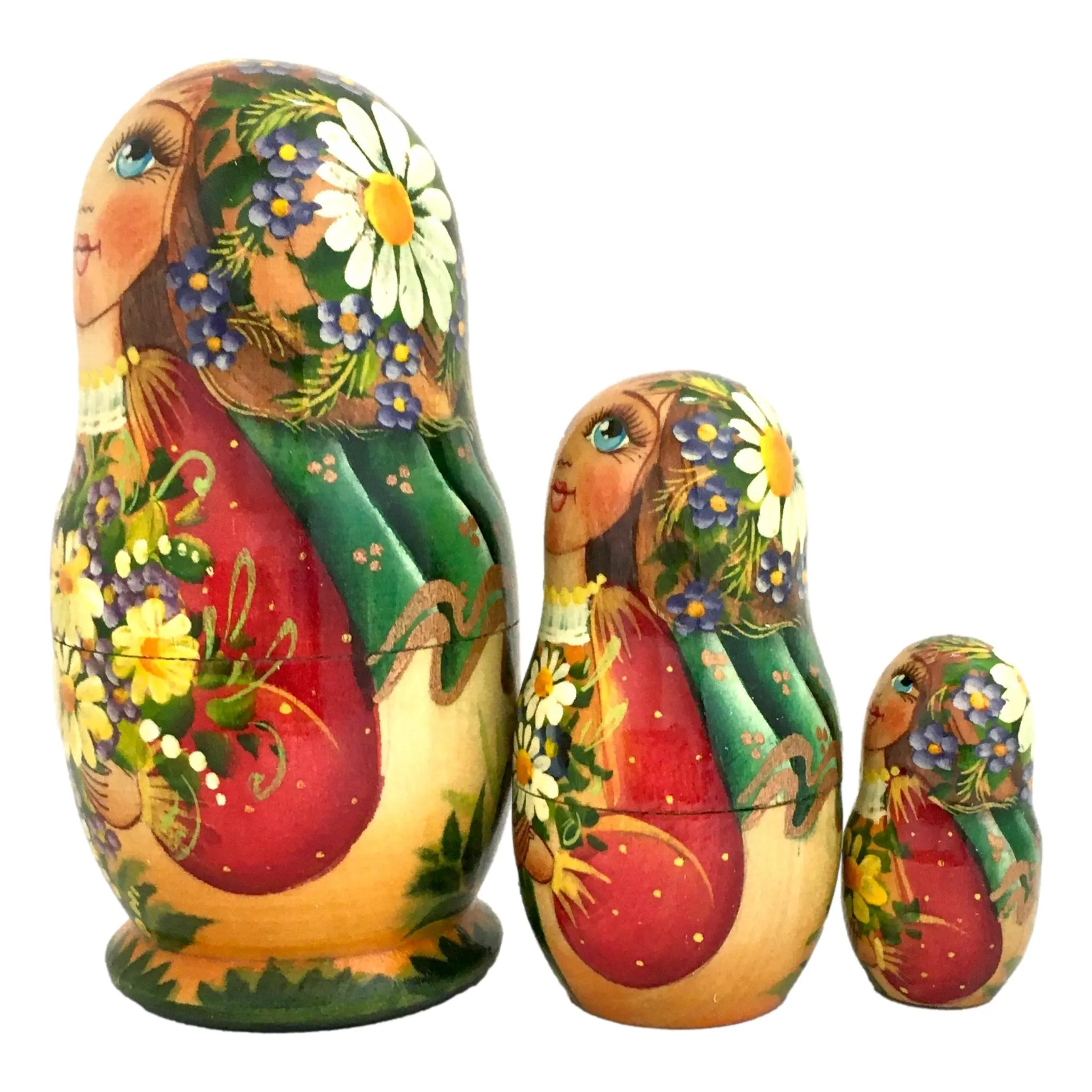 Traditional Russian Dolls Flower Design