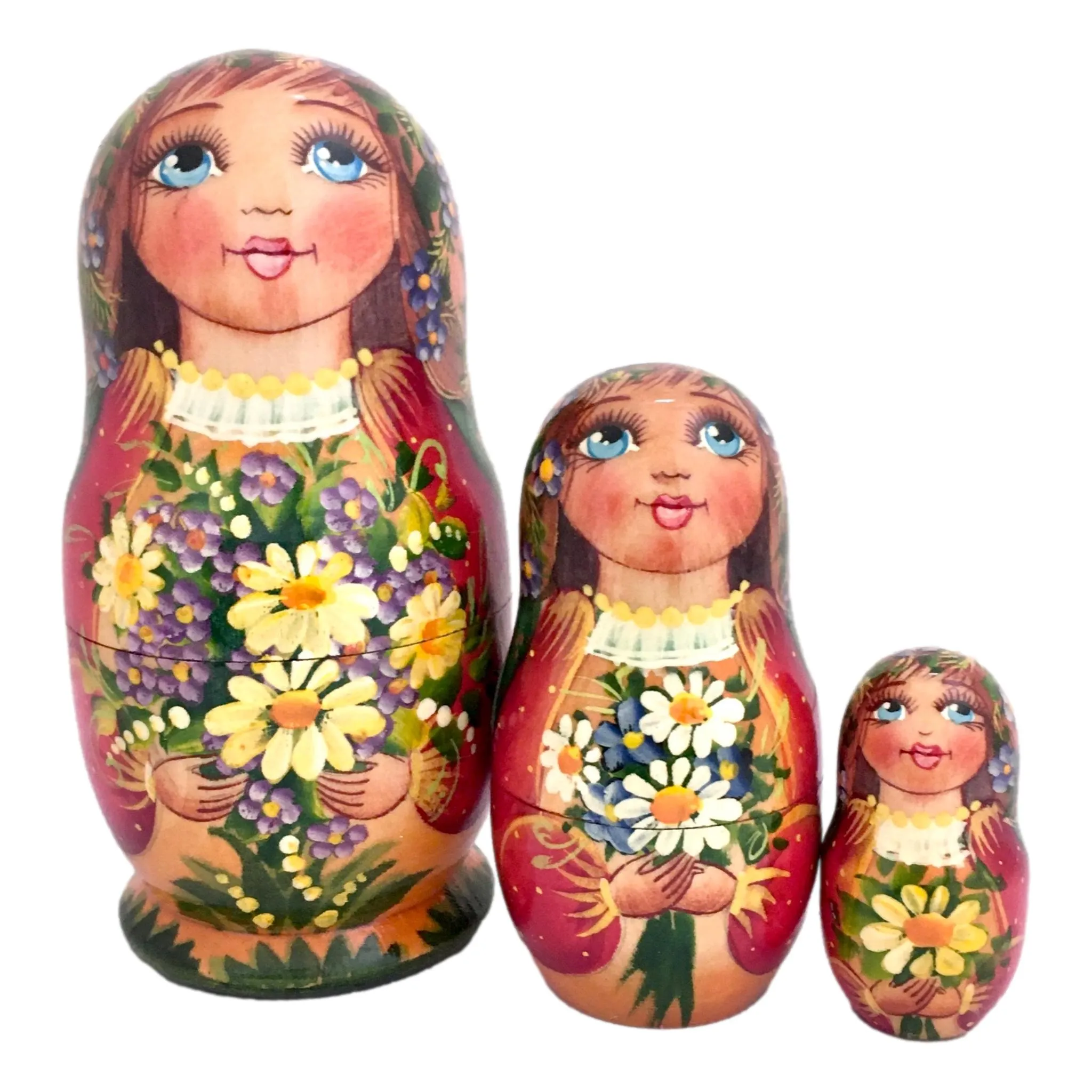 Traditional Russian Dolls Flower Design