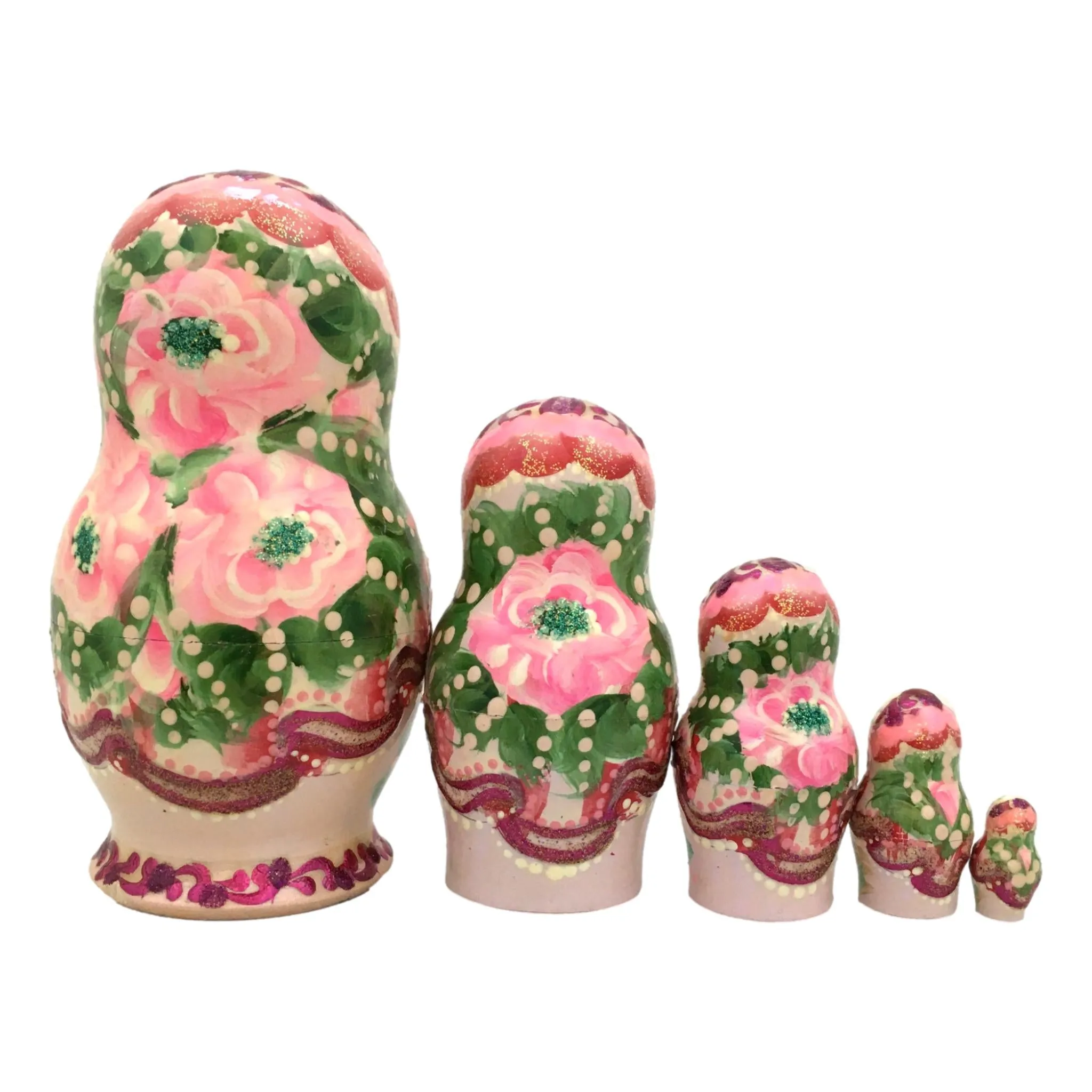 Traditional Russian Dolls Pink