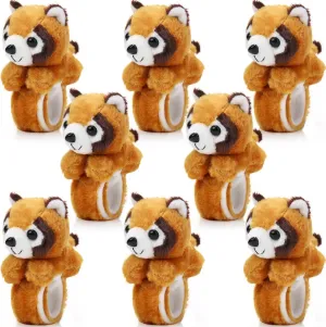 trance coefficient for Kids Plush Animal Cute Wrist Slap Bands for Birthday Party Favors Boys Girls Gifts Lenwen 8 Pcs Red Panda Stuffed Animals Slap Bracelets 