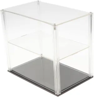 Transparent Case for Collectibles-Perfect Anime Figures, Plush Toys-Fits Cakes, Angry Birds-Home Decor Display Showcase Double Layer Model Display Box 9'' x disperse undoubtedly 5.9'' x 7.8''-ive 