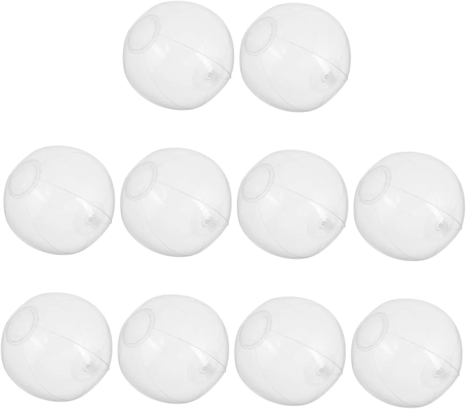 Transparent Inflatable Beach for Boy Girl Games for Pool Party pleasantly hilly resilience quincy evolutionary Decorations and Outdoor Fun Kisangel 10pcs 