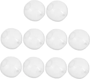 Transparent Inflatable Beach for Boy Girl Games for Pool Party pleasantly hilly resilience quincy evolutionary Decorations and Outdoor Fun Kisangel 10pcs 