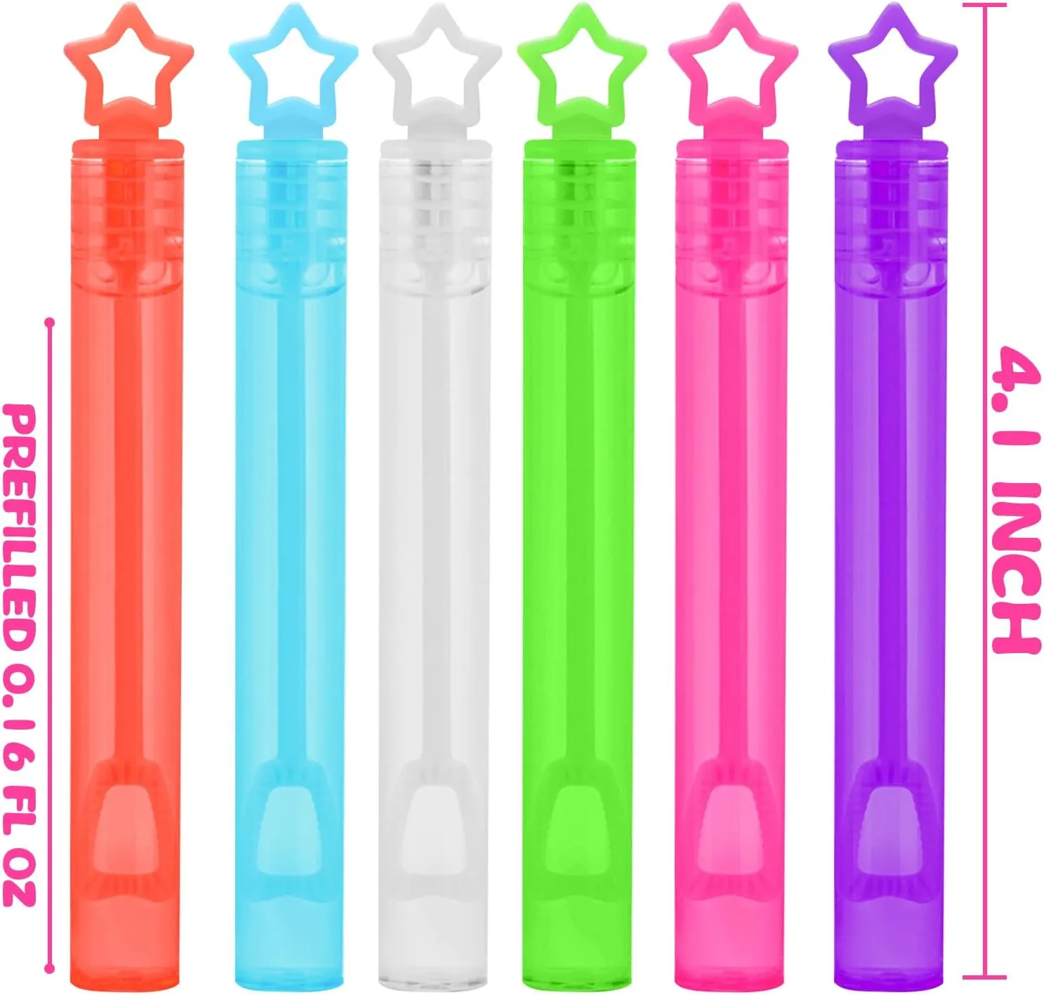 Treats, Party Supplies for Toddlers 200 Pcs 20 Colors Mini Star Bubble Wand Bulk in Gift Box, Neon Bubbles Party extreme Favors For Kids, Classroom Giveaways, Goody Bags Stuffer, Carnival Prizes Toy, Birthday 