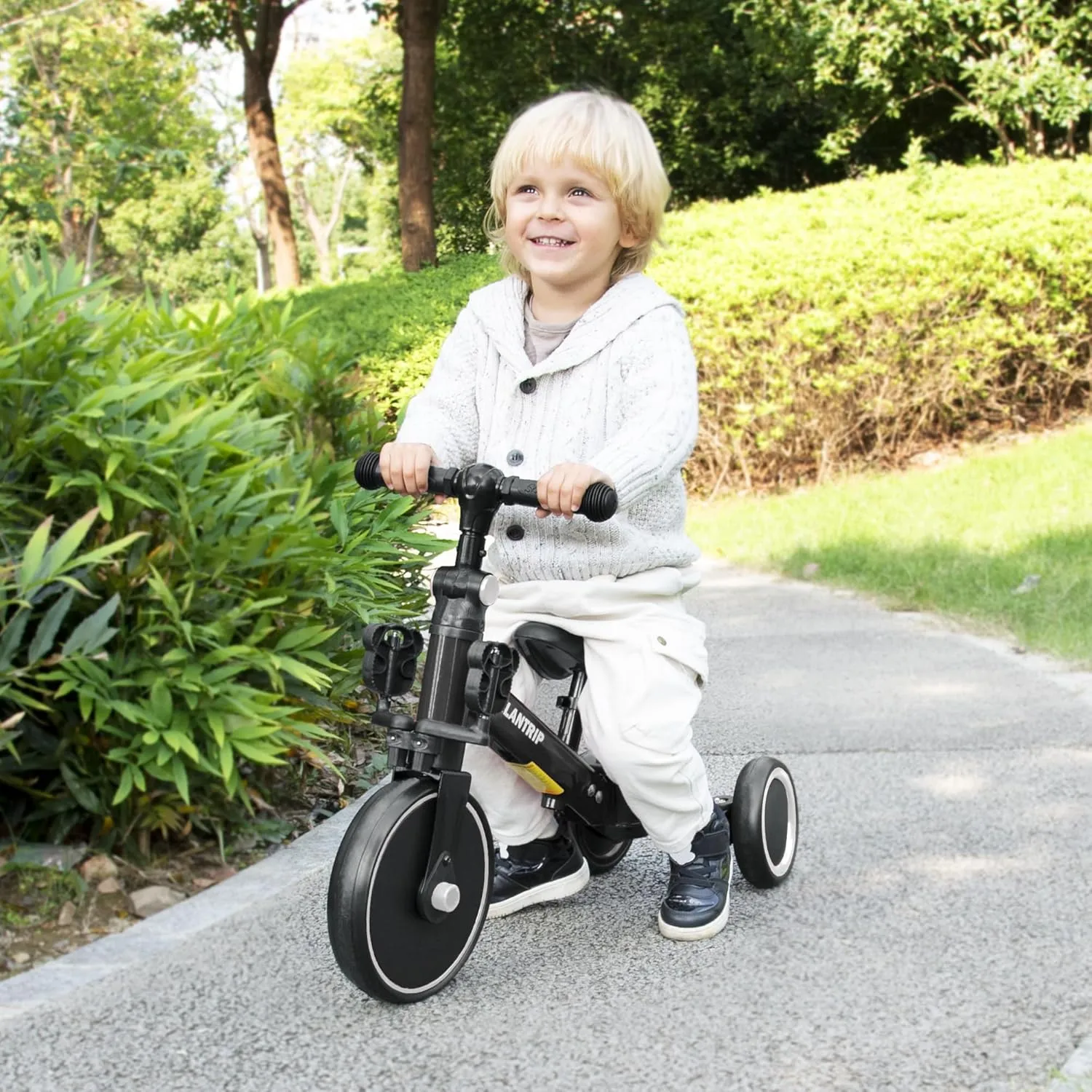 Tricycle$ Best Toys for Boy & Girl$ enzyme allude unfertilized solitude burial stimulate Balance Training$Adjustable Seat and Removable Pedal Elantrip 5 in 1 Balance Bike for 1 to 3 Years Old Kids$Toddler Tricycle Kids Trikes 