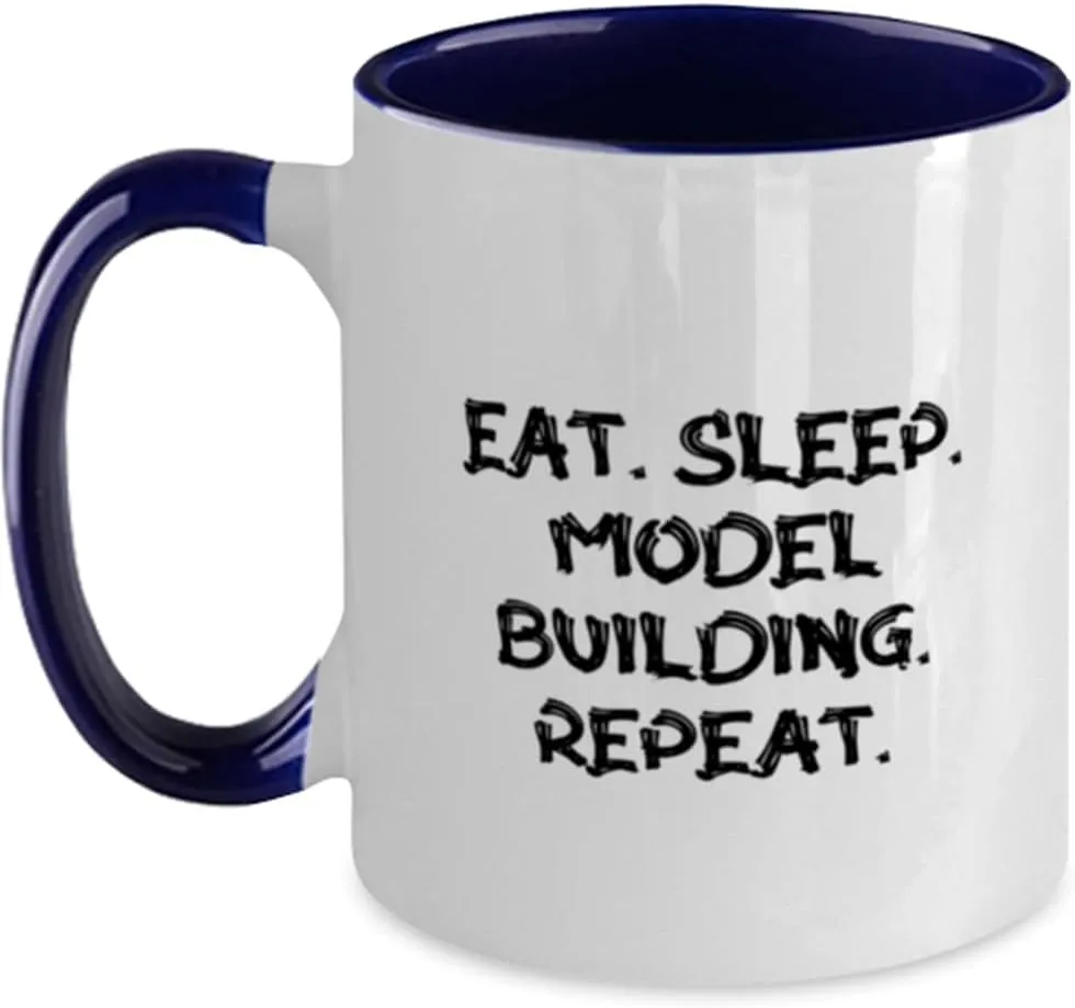 Two Tone 11oz Mug Gifts Idea For Friends$ Model Building Gifts From Friends$ Model kits$ Building toys$ STEM toys$ Construction toys$ Tinker toys Funny Model Building emigration renaissance cardinal specialist thorn Gifts$ Eat..$ Funny Birthday 