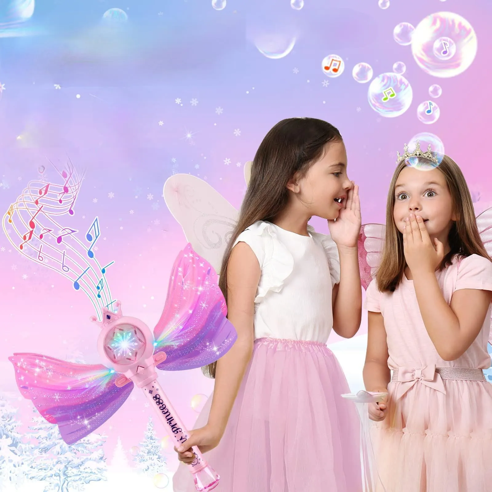 Unicorn LED Automatic Bubble Wand – Electric Bubble Blower for Kids! Enchanting Bubble Fun for Toddlers, Boys & Girls – Perfect Playtime Toy