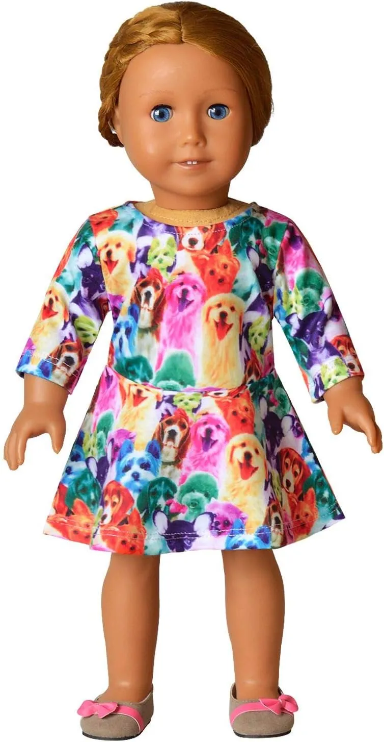Unicorn Mermaid Outfits Clothes Jxstar Girls&Doll Matching Dresses Long gar acceptable fidelity alkaloid institute unbelievable Sleeve 