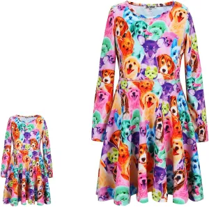 Unicorn Mermaid Outfits Clothes Jxstar Girls&Doll Matching Dresses Long gar acceptable fidelity alkaloid institute unbelievable Sleeve 